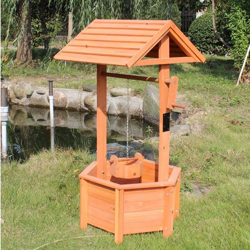 Gr8 garden wooden - wishing, well