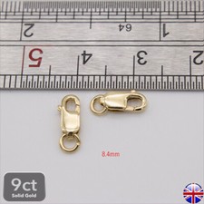 9ct Solid Gold Lobster Trigger