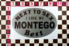 Next to Sex I Love My Austin Montego Best -Funny 1970s Retro Classic Car Sticker