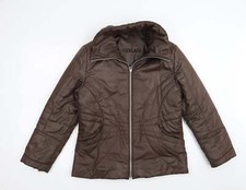 COLLAGE Womens Brown Puffer