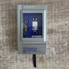 Sharp Walkman WF - 50G Stereo Cassette Player Metal Vintage Audio Rare