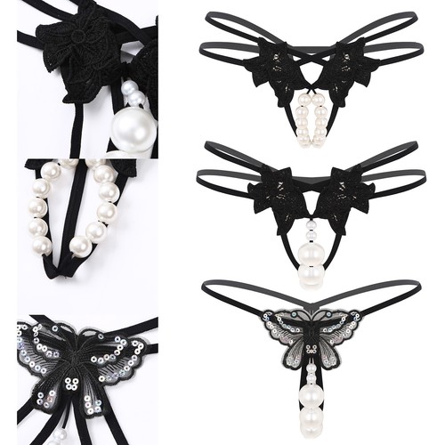Women sexy pearl thong - women's,