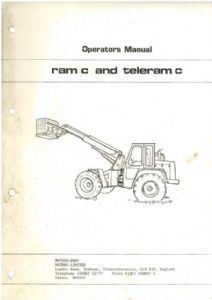 Matbro telehandler ram - c, &