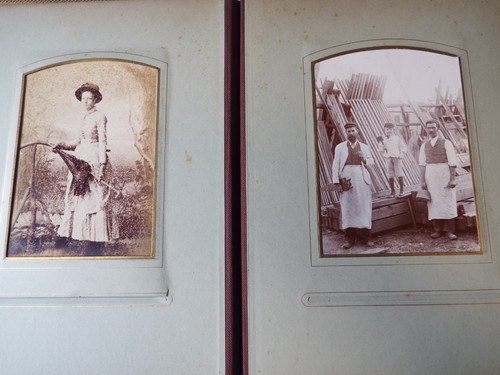 Victorian photograph album