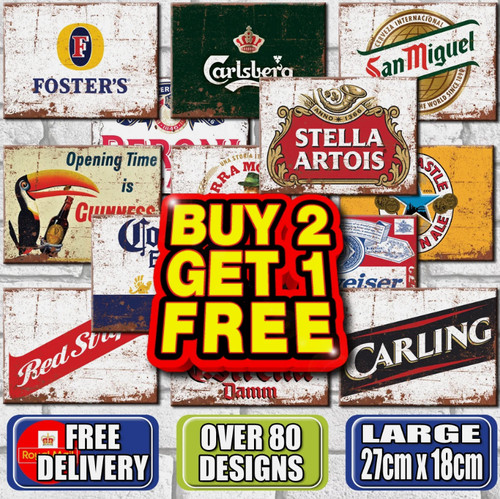 Man cave metal signs - metal, shed