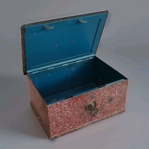 Portable steel safe chest - steel,