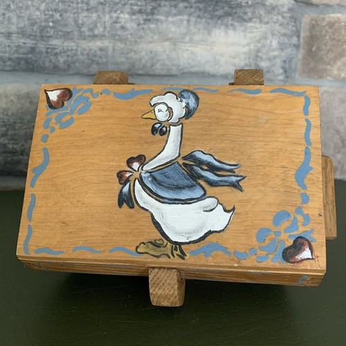 Handmade goose wood recipe - wood, box