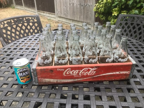 Vintage coca cola wooden crate - wooden,