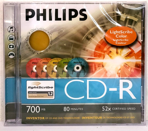 Philips lightscribe yellow - lightscribe, 1.2