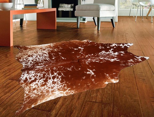 100 genuine cow hide rug - cow, area