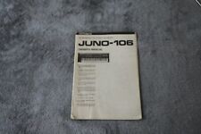 roland juno 106  mamual..