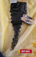 12A Middle Part 4*4 Lace Closure Deep Wave Curly lace closure Human Hair 14"