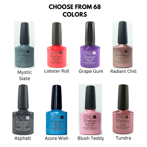 Cnd shellac gel - shellac, color