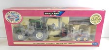 Vintage BRITAINS VALTRA VALMET 115 FOREST TRACTOR & TRAILER 1/32 Scale #09461