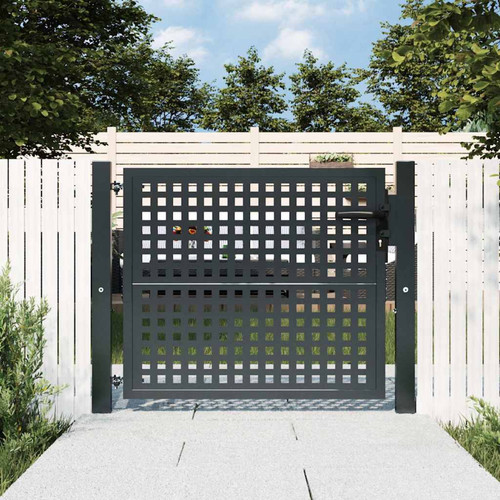 Garden gate anthracite steel - garden,