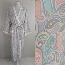 Vintage 80s KIMONO ROBE w SASH