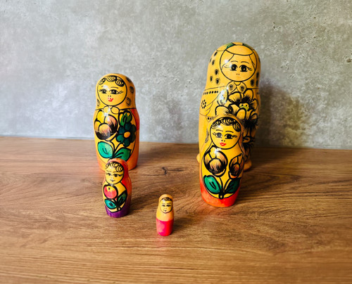 Vintage russian nesting - vintage,