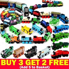 The Tank Engines Carriages Magnetic Wooden Train Take-n-play Kids Toys Gift