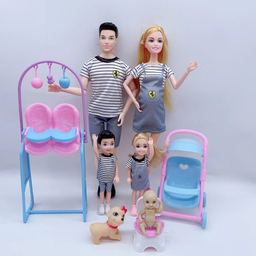 Barbie happy family pregnant - barbie,