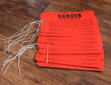 10 Pcs Security LOCK OUT TAG