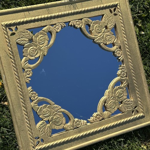 Square ornate wooden - 20”,