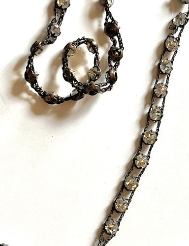Mid victorian paste set guard - victorian,