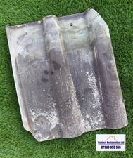 RECLAIMED Bridgewater Double Roman Clay Roof Tiles - Smut (MB-02BS)