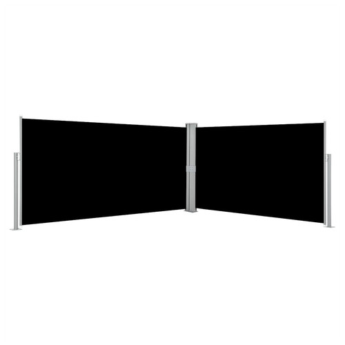 Retractable side awning black - awning,