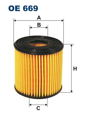 Filtron 669 oil - oe,