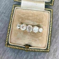 14K White Gold Finish 2 Ct