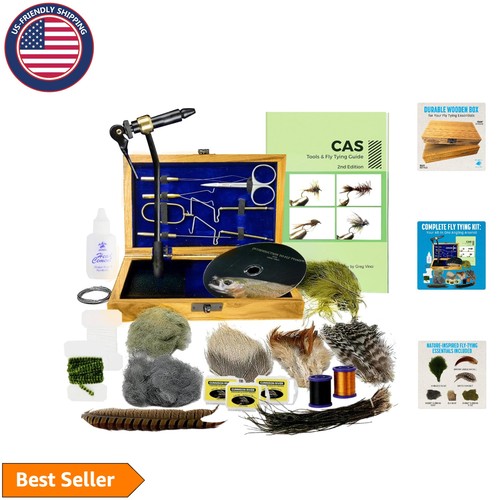Complete wooden fly tying - wooden,