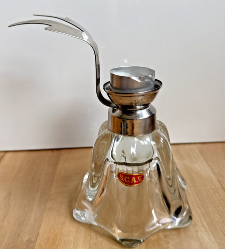 Crystal and metal brandy - crystal,