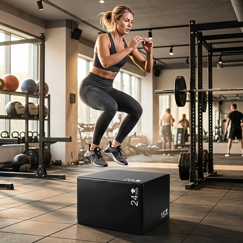 Firm foam plyo - box, workout