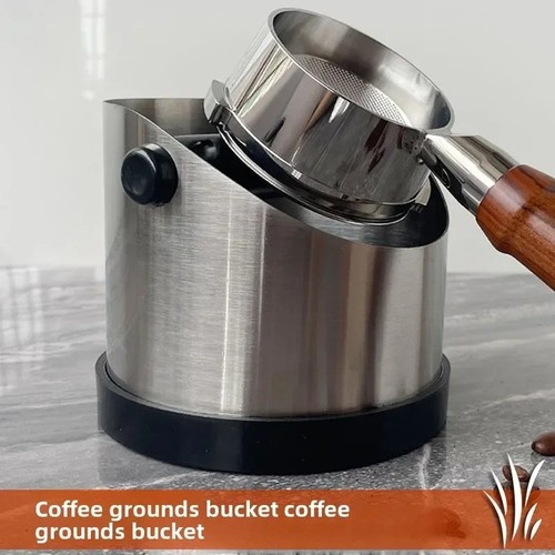 Espresso knock box stainless - -,