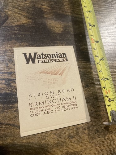 Original watsonian sidecars - watsonian,