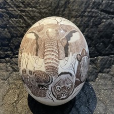 Rare Signed Khumalo Etched