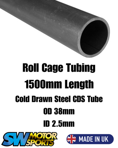 Roll cage tubing 1500mm - tubing, 38mm
