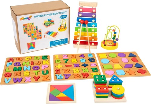 Wooden montessori alphanumeric - montessori,