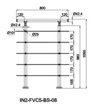 Stainless Steel Handrail for