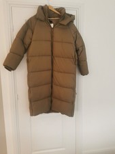 Zara Men Quilted Hooded Puffer Coat