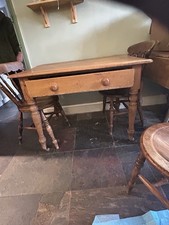 19 Century Pitch Pine Table