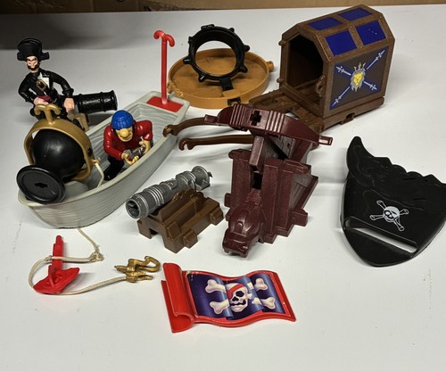 Fisher price pirate boat - boat, +