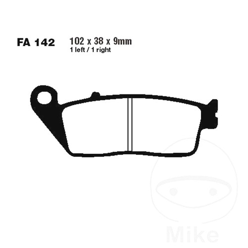 Brake pad front fits suzuki - pad,