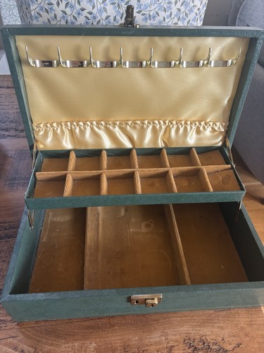 Vintage mele green gold wooden - green,