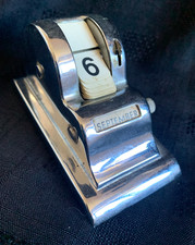 1930s Desk Top Perpetual Day Date Mechanical Calendar