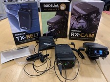 Rode RODELink Filmmaker wireless audio system lav mic TX-Belt RX-Cam