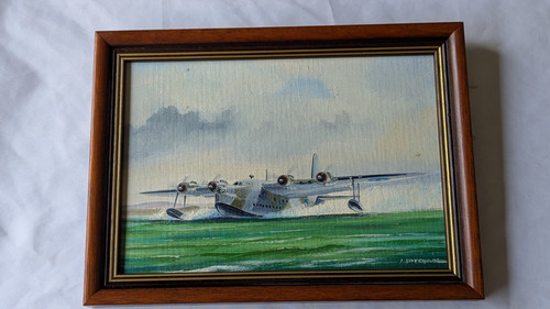 Original oil canvas john - original, on