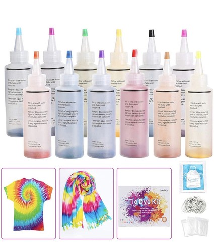 Tie dye kit colours - tie,