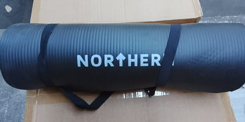 Yoga mat black non - mat,