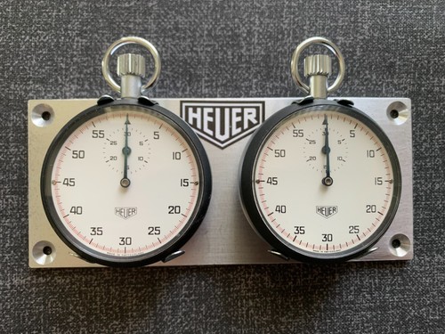 Vintage boxed heuer stopwatch - vintage,